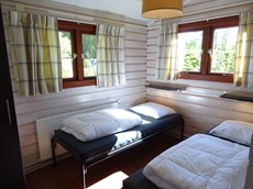 Vakantie in Lage Vuursche, slaapkamer 1 van de Scandinavische 6p Bungalow