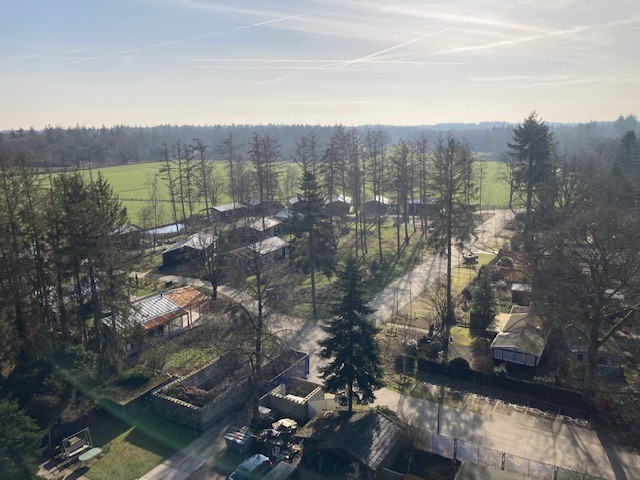 Foto's vanuit de hoogwerker