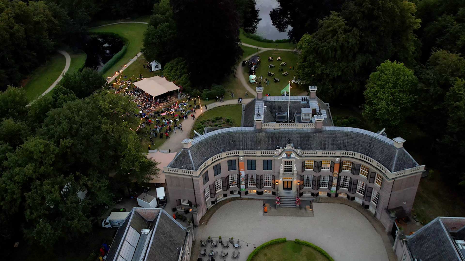 Kampvuurconcerten bij kasteel Groeneveld in Baarn