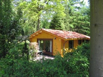 Bungalowpark ”De Spar” in Lage Vuursche: Scandinavische bungalow.
