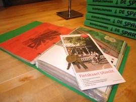 Vakantie in Lage Vuursche, uitgebreide informatiemap, ligt in elke bungalow.